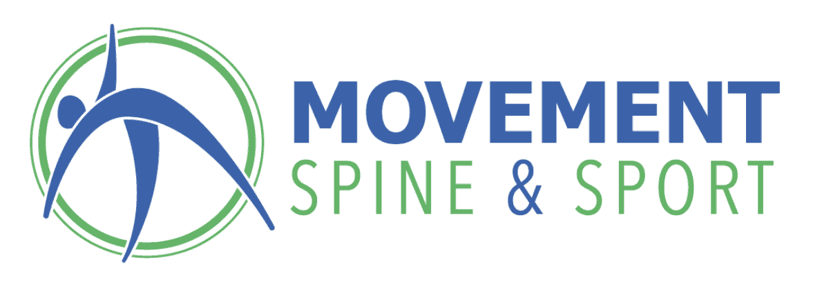 Movement Spine and Sport logo.